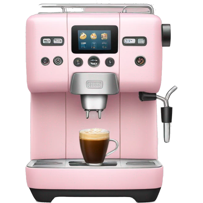 Light Pink coffee machine  emoji