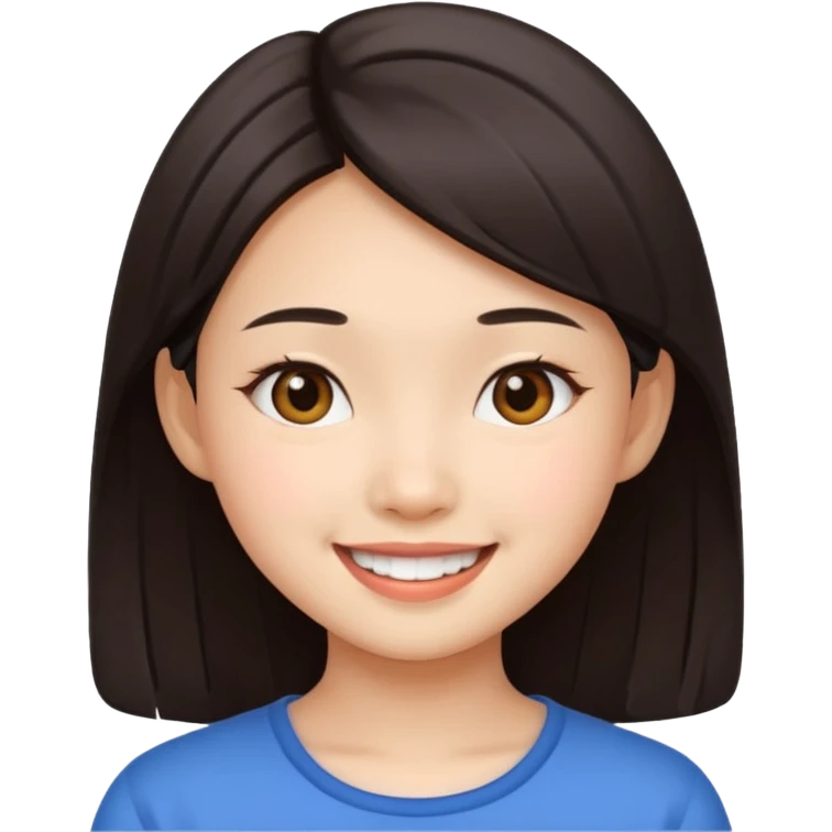 Cute Asian Girl emoji