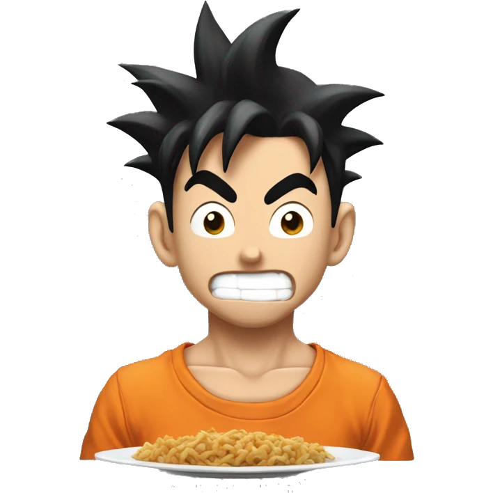 Goku hungry emoji