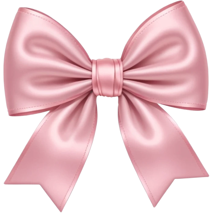 light pink bow emoji