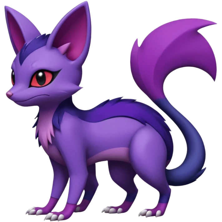 Noibat-Sneasel-Purrloin-Fakémon-hybrid-creature (full body)  emoji