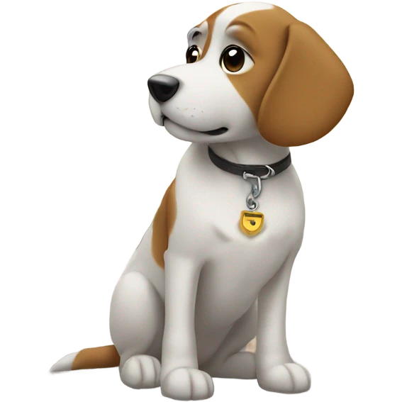 dog  in paris emoji