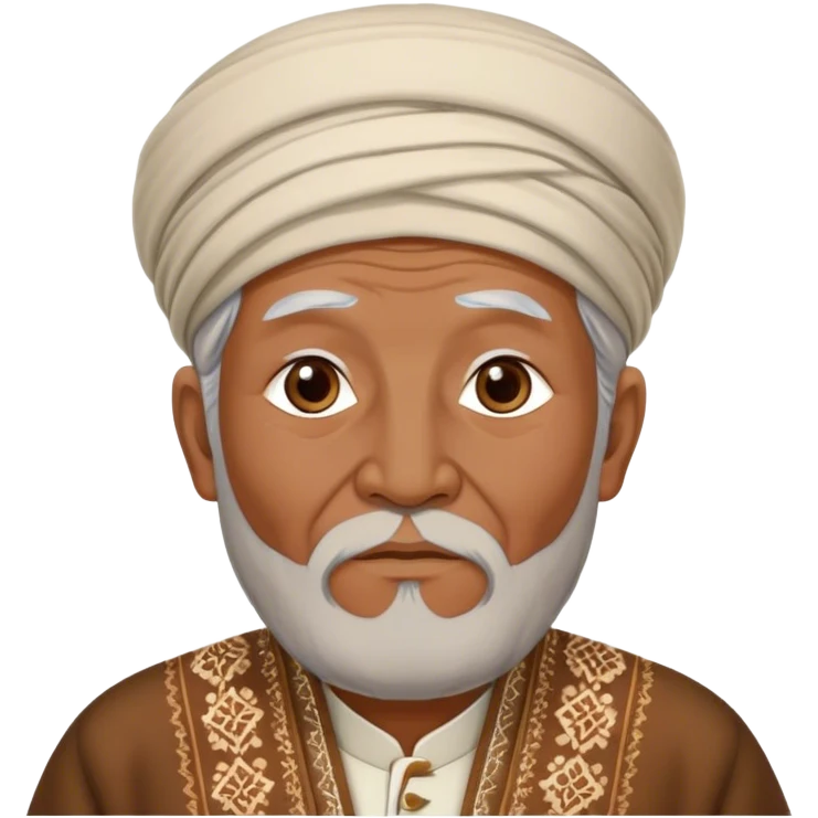 uzbek old man with national outfit  emoji