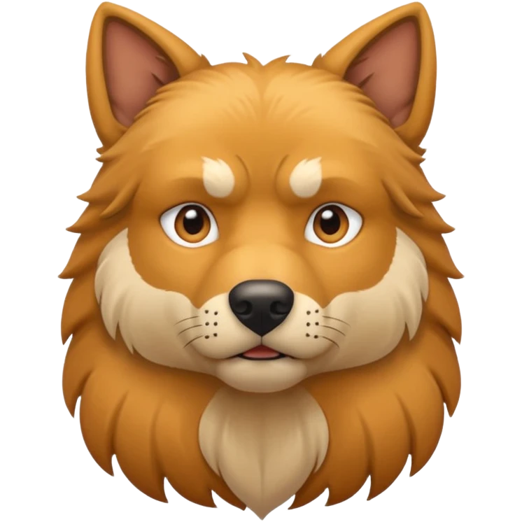 Feral dog emoji