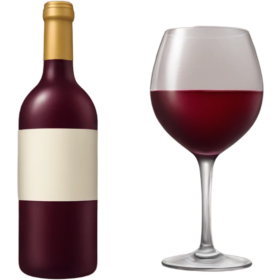Wine red  emoji