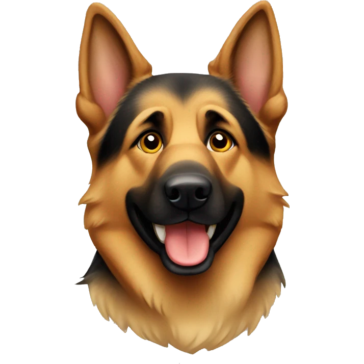 German shepherd  emoji