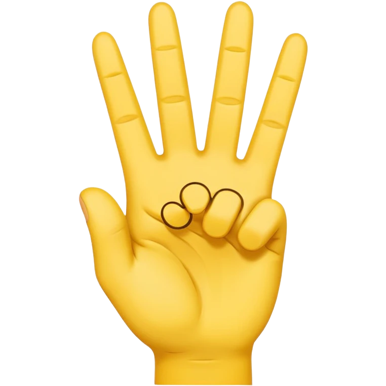minimalist peace sign hand emoji, yellow, cartoon, two fingers emoji