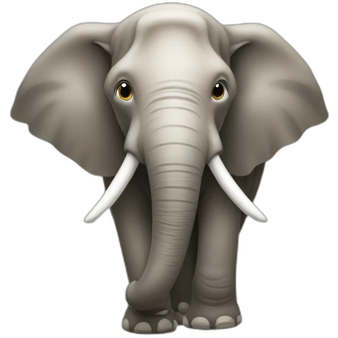 Un mojón de elefante emoji