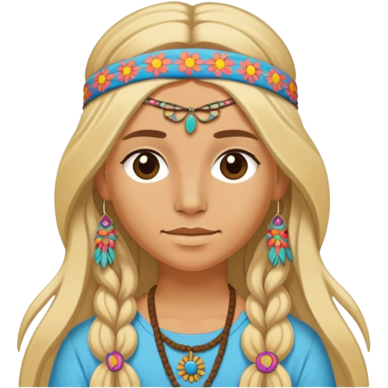 blonde hippie  emoji