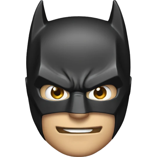 Batman tomando soda emoji