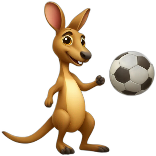 kangaroo-playing-soccer emoji