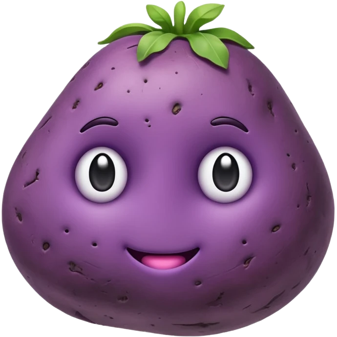 purplw potato emoji