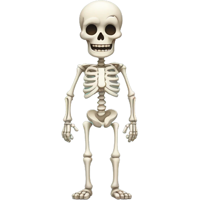 cartoon skeleton emoji
