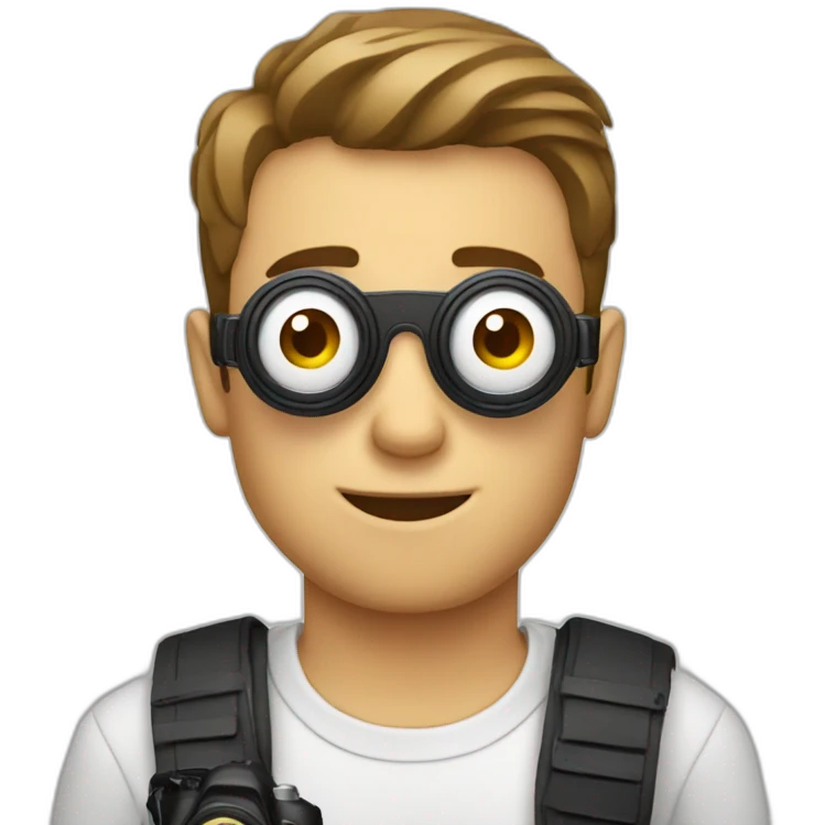 french guy holding a camera emoji