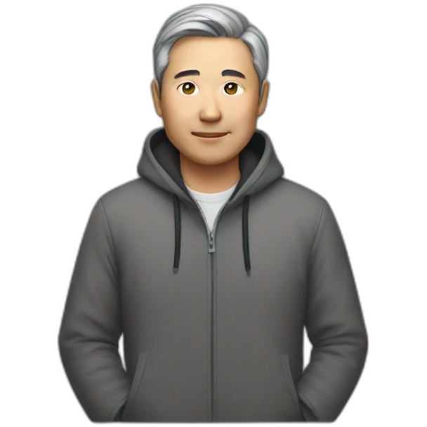 Asian man middle age emoji