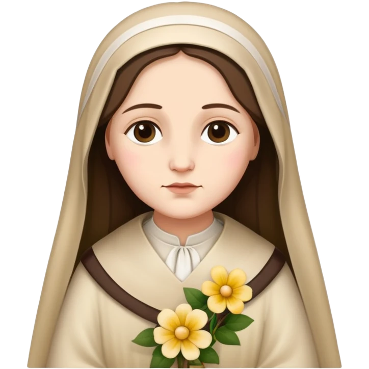St. Therese of little flower emoji