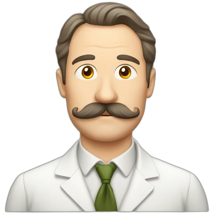 russian moustache husband with fish emoji