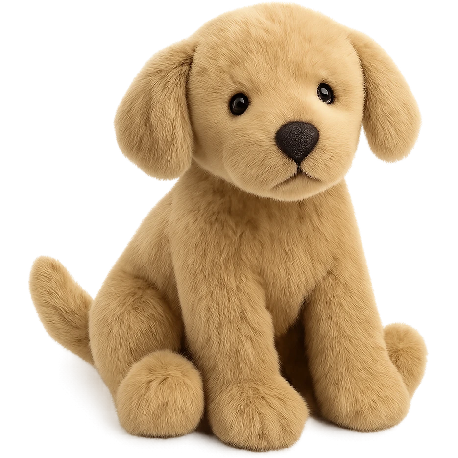 cute golden retriever puppy jellycat plushie emoji