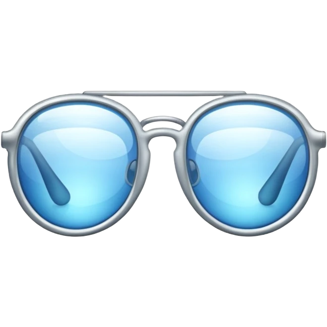 pair of glasses with sparkle emoji