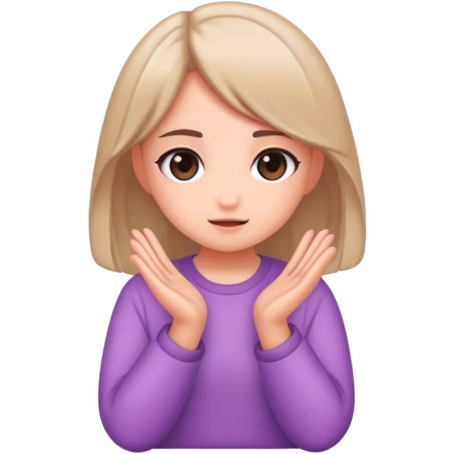cute girl f emoji