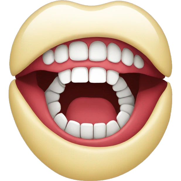 mouth opening for medical emoji