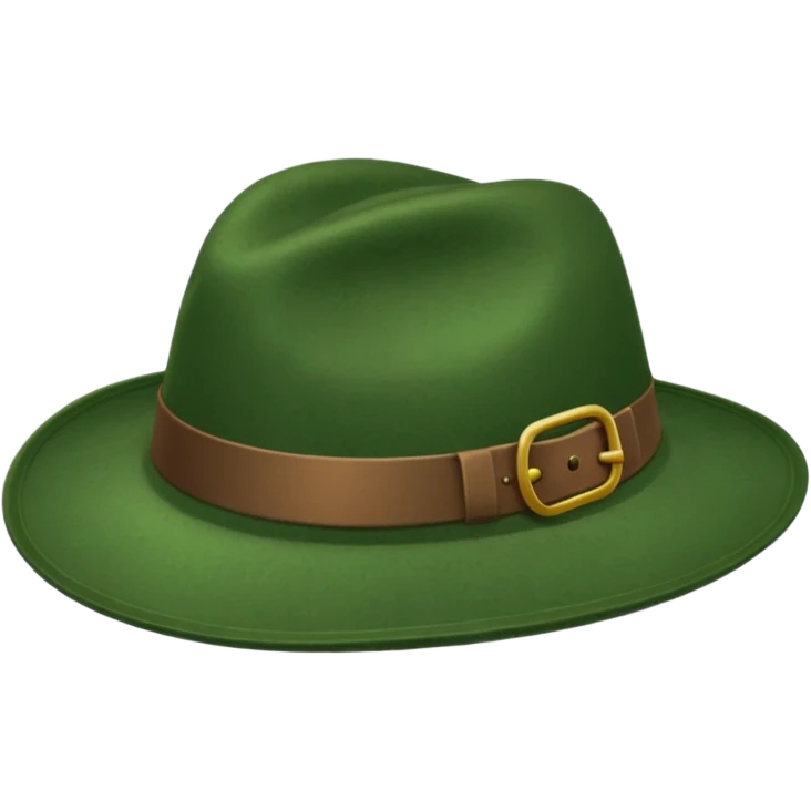 Green hat, Lost & Found Object. emoji