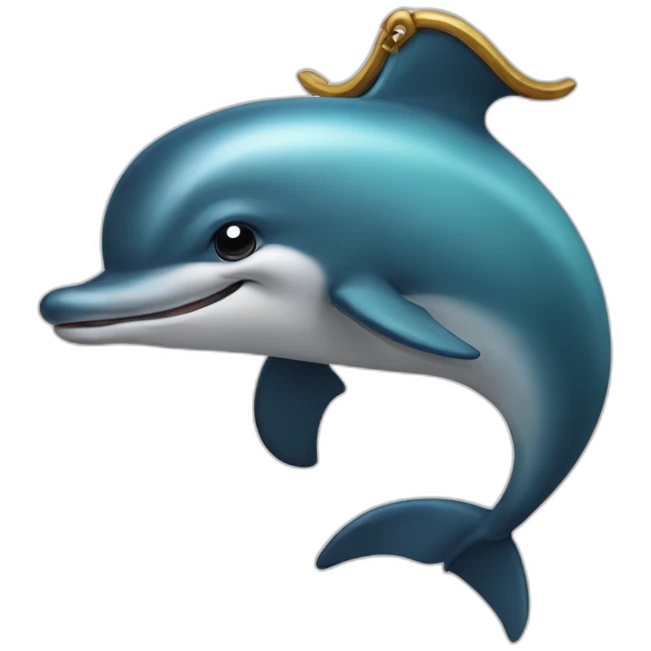 Pirate dolphin  emoji