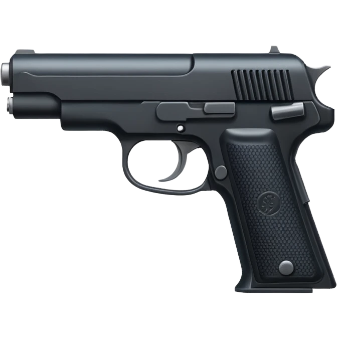 A pistol emoji