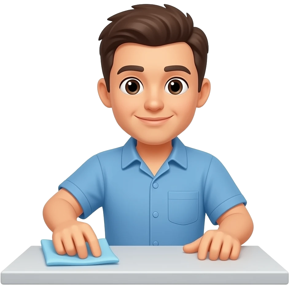 Cleaning emoji