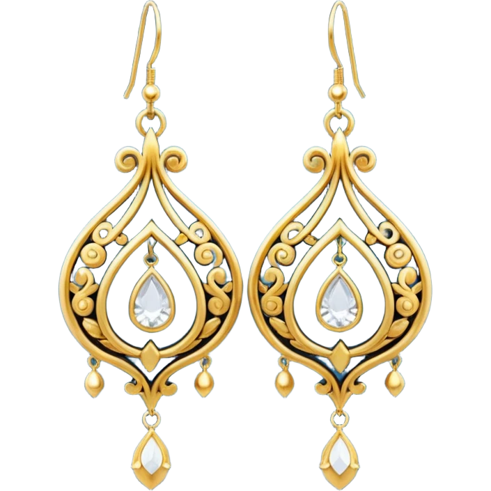 ornamental earrings emoji