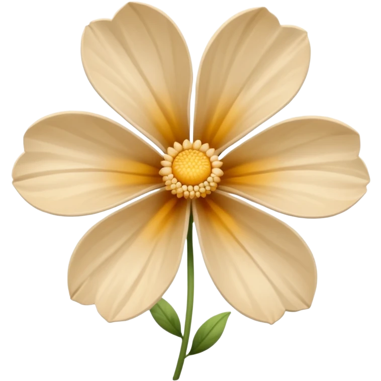 flower beige emoji