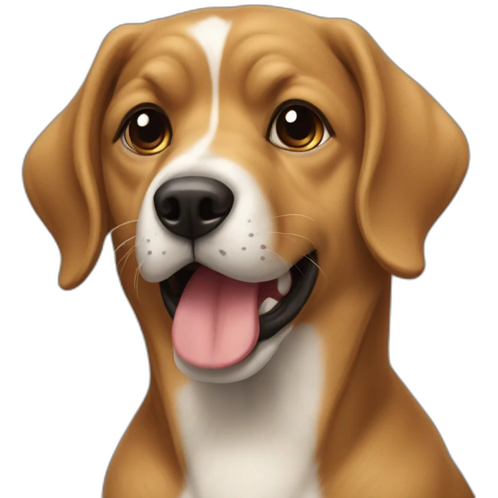 Un chien qui fait caca emoji