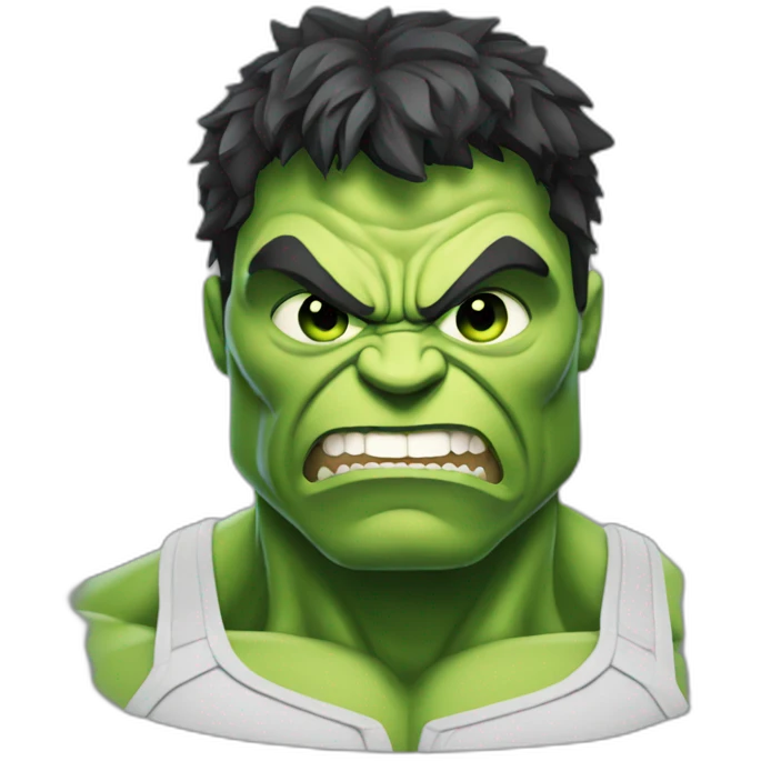 Hulk enfadado emoji