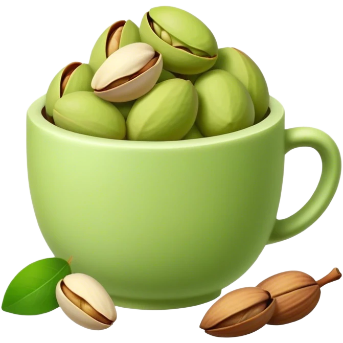 Pistachio Matcha matte emoji
