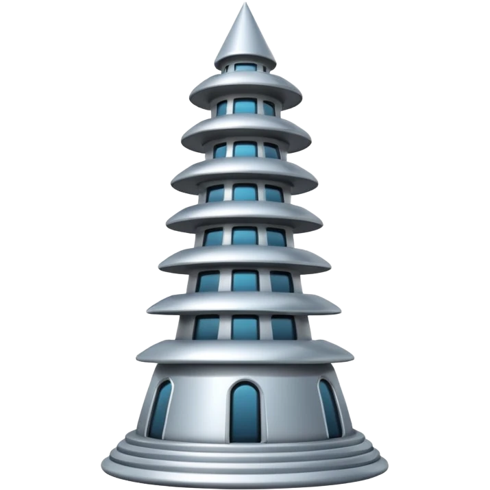 futuristic tower emoji