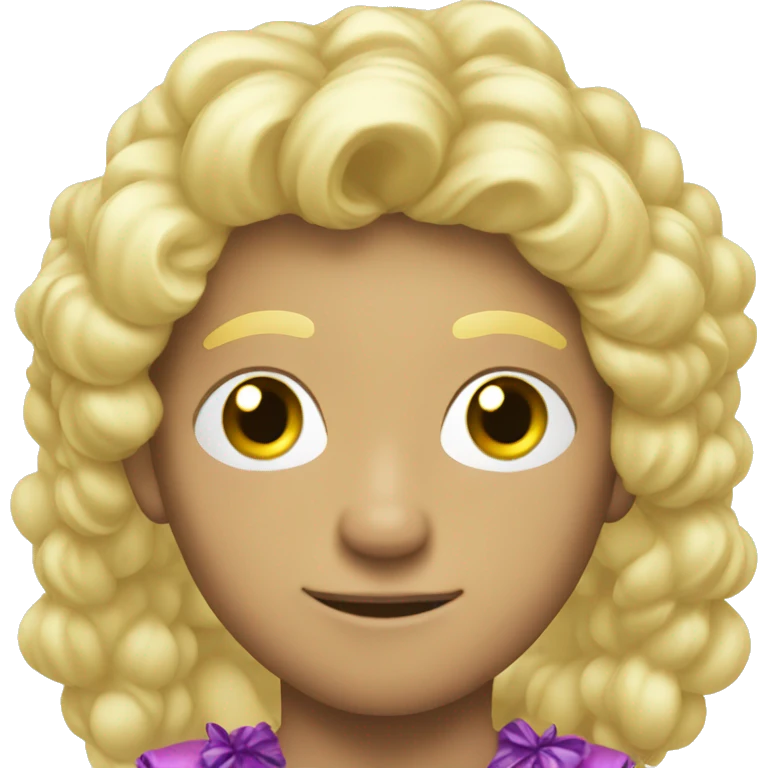 blonde man in fairy costume emoji