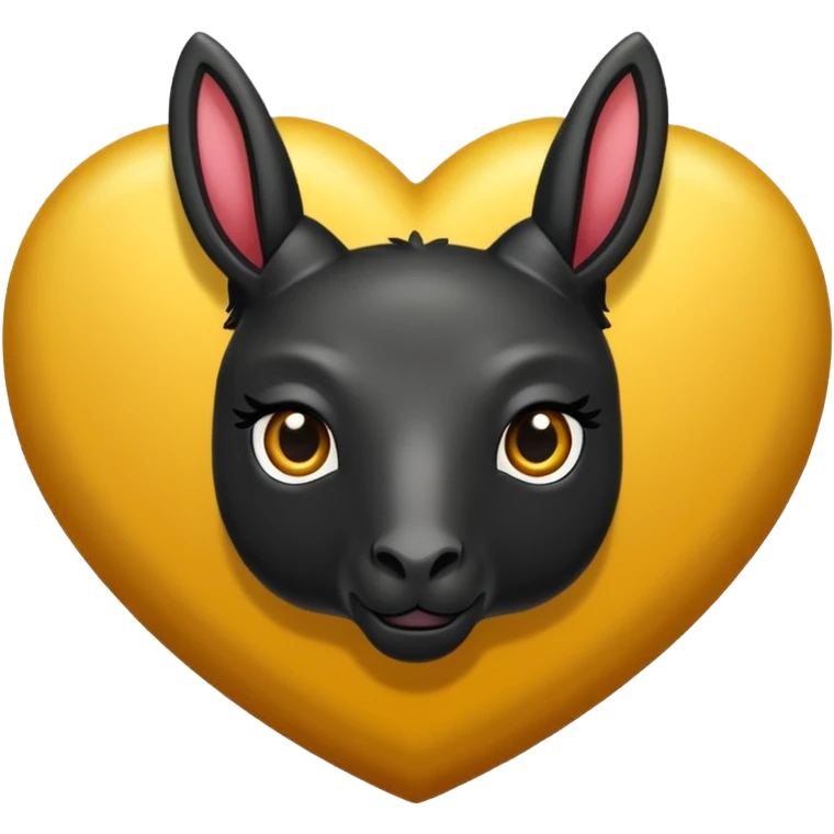 Corazón negro agrietado y curado con oro envuelto en una llama dorada  emoji