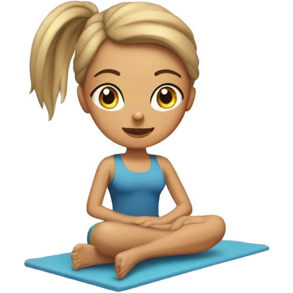 Pilates girl emoji
