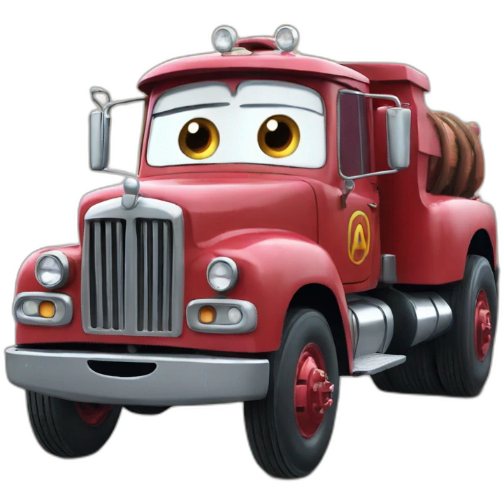 Pixar car MACK  emoji