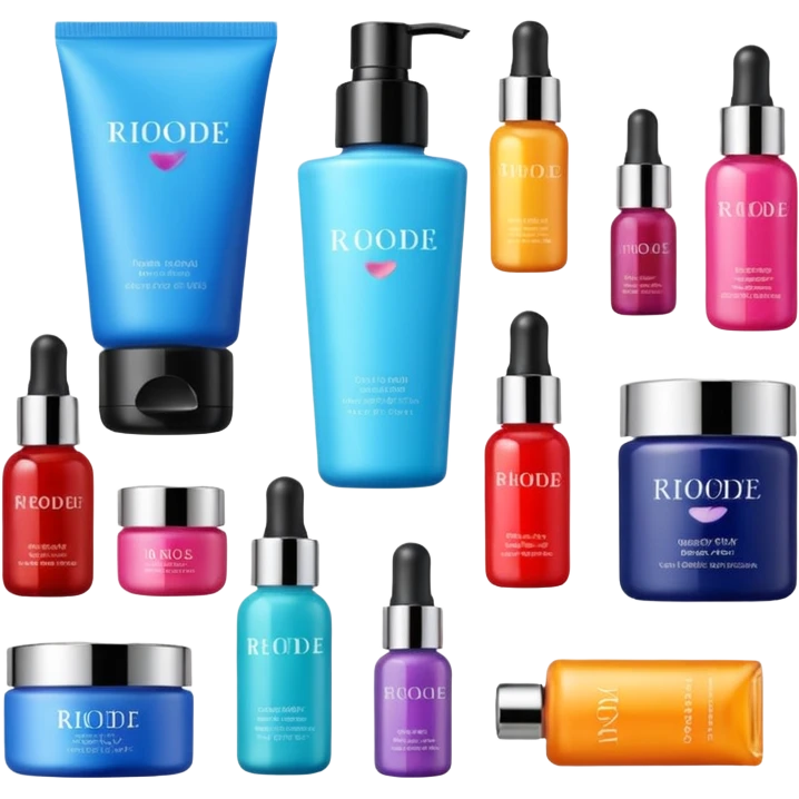 rhode skin care products emoji