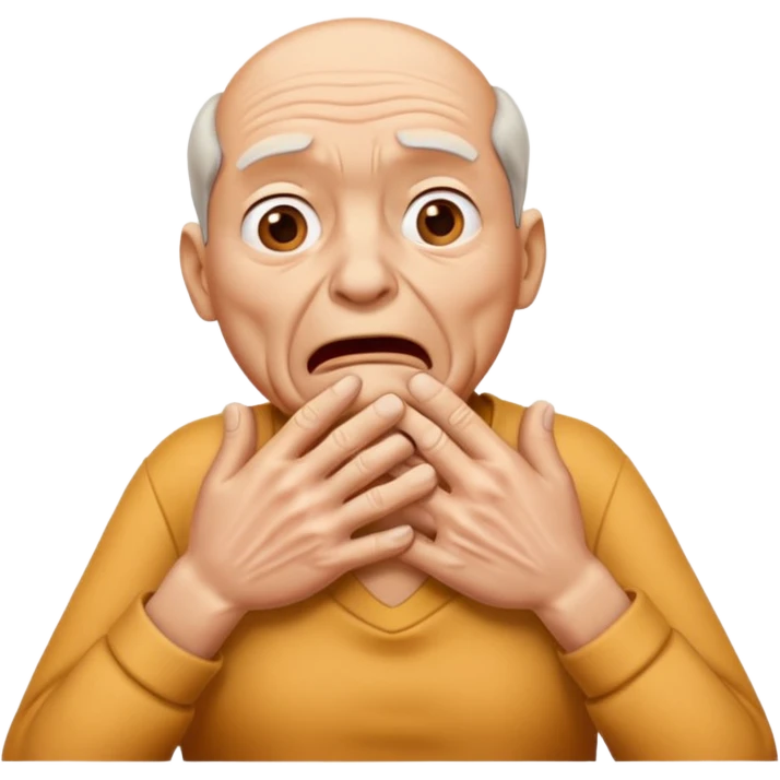 two hands stand alone making a choking gesture emoji