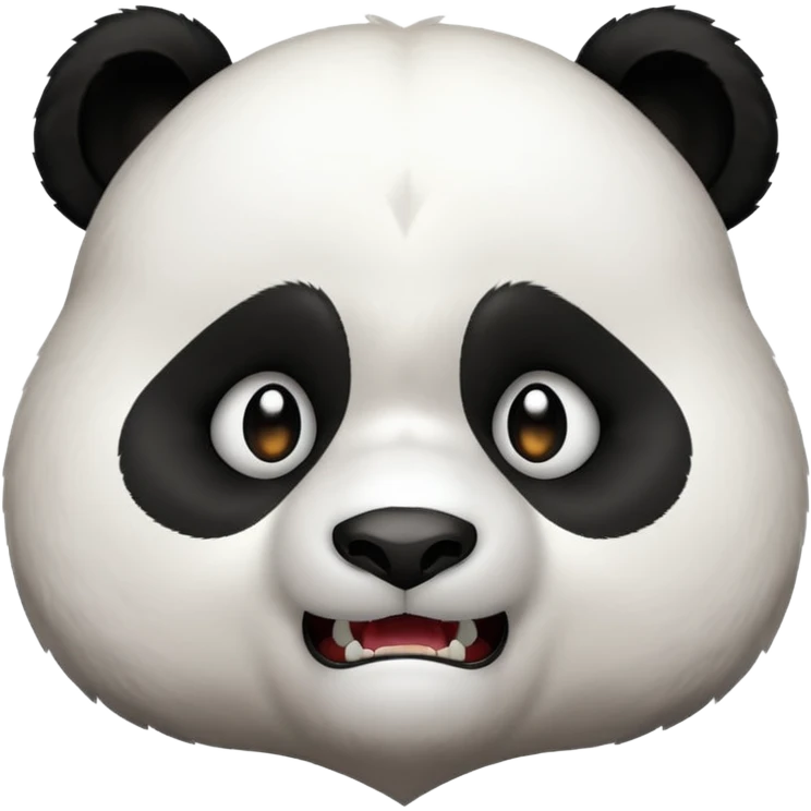 un panda enojado emoji