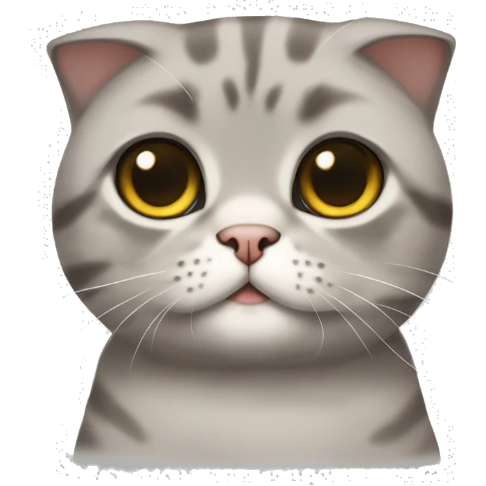 Scottish fold cat то  emoji