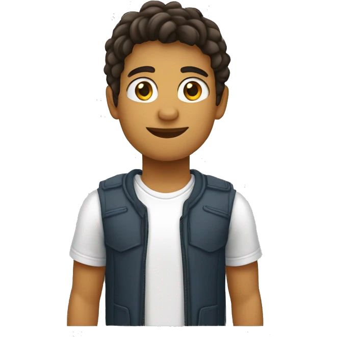 Jovem loiro branco descolado  emoji