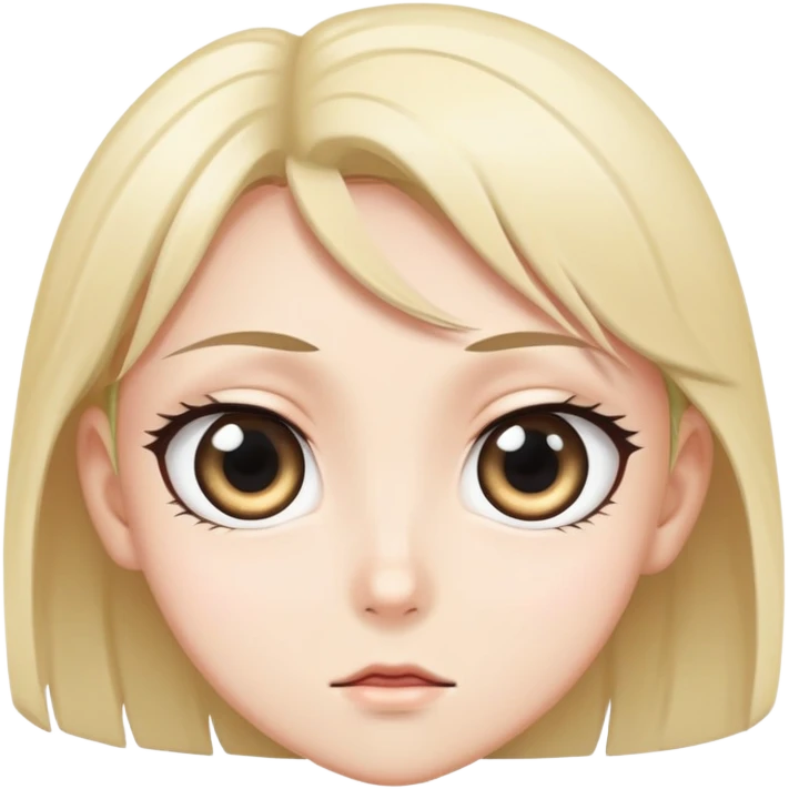 manga character with big expressive eyes emoji