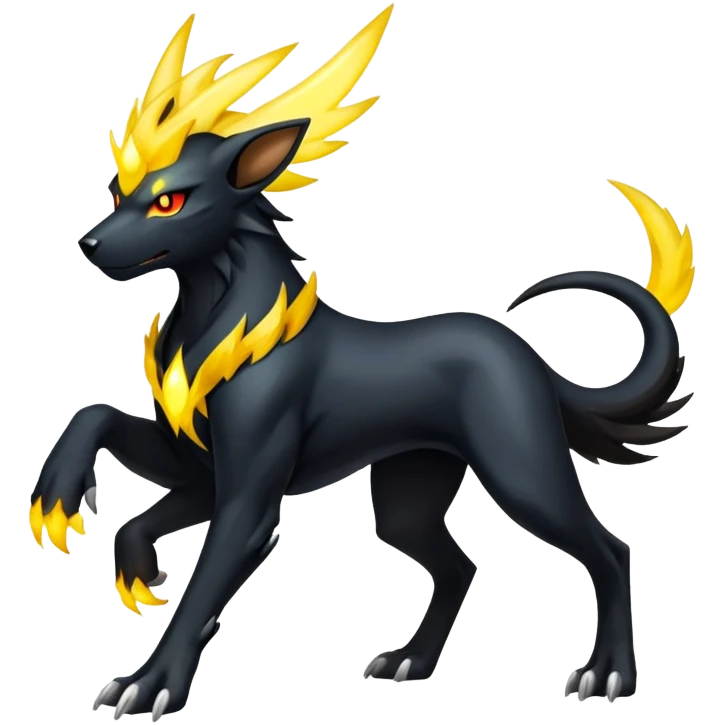 Luxray-Manectric-Houndoom-Pokémon-Fakémon-hybrid-creature emoji