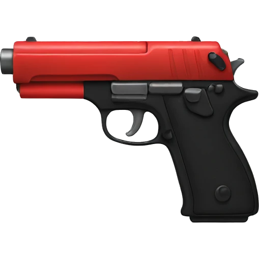 Red gun emoji