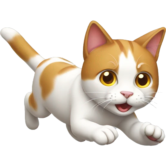 Running cat emoji