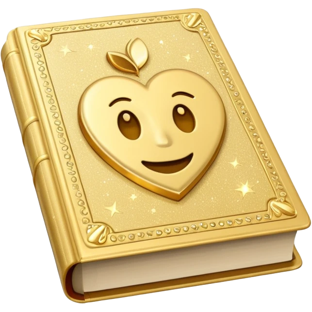 sparkly book emoji