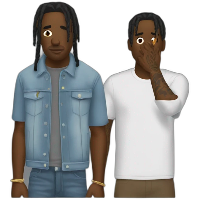 travis scott apologising  emoji